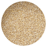 Hampton Distribution paquete frontal de avena steel cut mostrando etiqueta y tamaño práctico