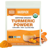 HANDPICK empaque frontal mostrando la marca y beneficio de pureza
