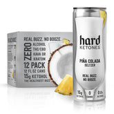 Hard Ketones lata piña colada frontal, refresco sin alcohol y baja calorías