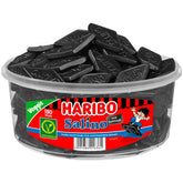 Haribo Salino caja frontal mostrando 1.2 kg para compartir