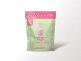 Harmony Proteins bolsa frontal Strawberry Matcha mostrando diseño y porciones