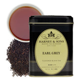 Harney & Sons lata frontal mostrando el envase y facilidad de almacenamiento