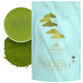 Harney & Sons bolsa frontal del matcha orgánico con color vibrante