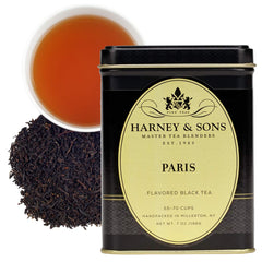 Harney & Sons lata frontal elegante que conserva aroma y diseño
