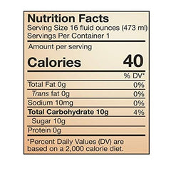 Harney & Sons primer plano de etiqueta de vidrio destacando ingredientes orgánicos