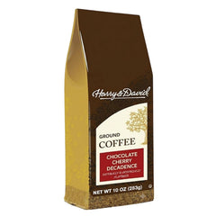 Harry & David bolsa frontal mostrando aroma intenso de chocolate y cereza, ideal como regalo