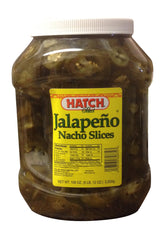 Hatch Chile Co frasco frontal con rodajas de jalapeño, ideal para condimentar