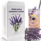 HAVNDRAE lata con ramas de lavanda seca, protección y presentación elegante