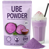 HAVNDRAE empaque frontal 10oz de polvo de ube, color vibrante y uso versátil