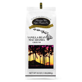 Hawaiian Isles Coffee bolsa frontal 24oz mostrando marca y frescura