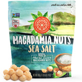 Hawaiian Macadamia Nut Company bolsa frontal mostrando 24 oz y beneficio resellable