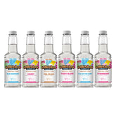 Hawaiian Shaved Ice vista frontal del paquete mostrando las seis botellas, ideal para fiestas