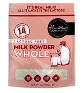 Healthier Comforts envase frontal mostrando etiqueta y beneficios