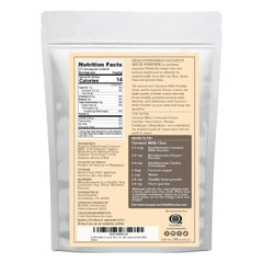 Healthworks Superfoods primer plano del polvo que revela textura fina y pureza