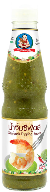 Healthy Boy botella frente mostrando etiqueta y beneficio de sabor auténtico