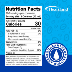 HEARTLAND taza individual abierta lista para verter y facilitar servicio