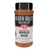 Heath Riles BBQ rub frente del envase mostrando la marca y apariencia atractiva
