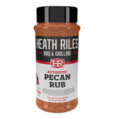 Heath Riles BBQ rub envase frontal mostrando la marca y atractivo visual