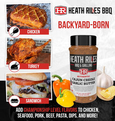 Heath Riles en gambas a la parrilla resaltando jugosidad