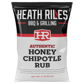 Heath Riles rub frente del envase mostrando etiqueta y color