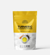 Hebhac Herbs envase frontal mostrando la mezcla de cúrcuma y pimienta negra, práctico y claro