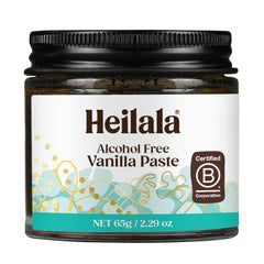 Heilala frasco frontal mostrando etiqueta clara y calidad gourmet