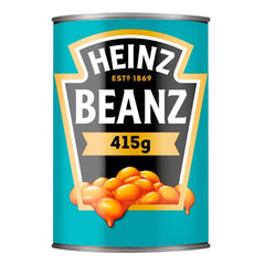 HEINZ primer plano salsa y alubias resaltando textura y apetito
