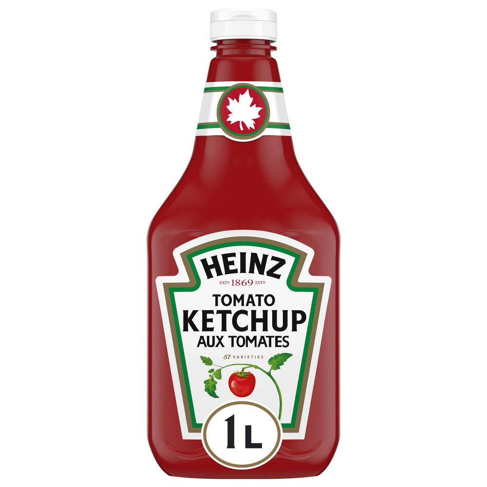 HEINZ frente del envase exprimible, fácil dosificación