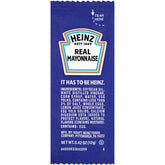 HEINZ sobre frontal en caja mostrando cantidad y conveniencia