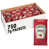 HEINZ frente del paquete con 750 sobres, confianza de marca