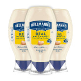 Hellmann's envase squeeze frente mostrando etiqueta y beneficio de facilidad