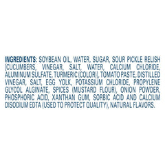 Hellmann's textura cremosa del aderezo, aspecto uniforme y estable