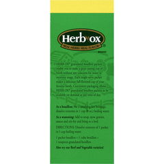 Herb-Ox taza con caldo listo para usar, sabor intenso sin sodio