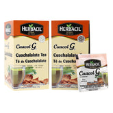 Herbacil empaque frontal mostrando 2 cajas y 50 bolsitas, conveniencia