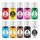 Herbeklab frasco frontal mostrando los 10 colores vibrantes y ahorro
