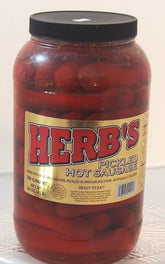 Herbs frasco entero frente mostrando 39 salchichas y conveniencia para compartir