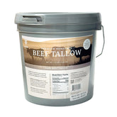 Herd Tallow balde frontal mostrando 7.2 lbs y diseño claro para almacenamiento seguro