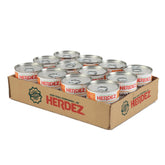 Herdez lata frente mostrando etiqueta clara y sabor auténtico