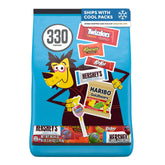 HERSHEY'S frente del empaque grande mostrando variedad y conveniencia