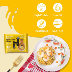 Hethstia tazón de ramen curry picante listo, sabor intenso