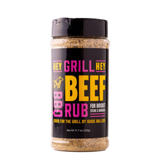 Hey Grill Hey frasco frontal mostrando etiqueta clara y tamaño conveniente