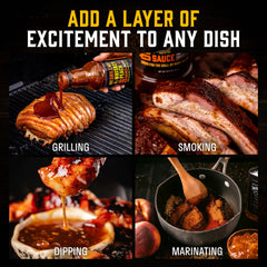Hey Grill Hey pollo a la parrilla glaseado que resalta dulzura