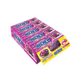 HI-CHEW paquete frontal mostrando 15 sticks, práctico para llevar