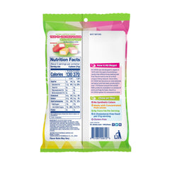 HI-CHEW bolsas apiladas resaltando presentación de 6 paquetes para compartir