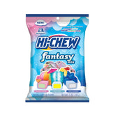HI-CHEW empaque frontal Fantasy Mix mostrando variedad de sabores y formato práctico