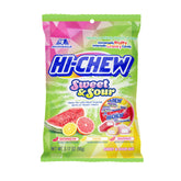 HI-CHEW empaquetado frontal mostrando sabores y conveniencia para llevar