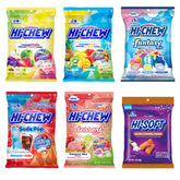 HI-CHEW frente del empaque mostrando variedad y conveniencia
