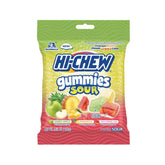 HI-CHEW paquete frontal mostrando colores y variedad de sabores ácidos