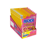 HI-CHEW frente del paquete mostrando variedad y conveniencia