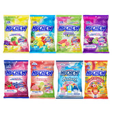 HI-CHEW paquete frontal mostrando 8 bolsas para compartir y variedad